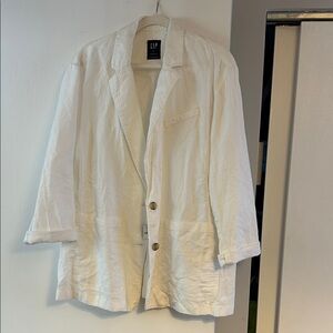 GAP Off-White Linen Jacket